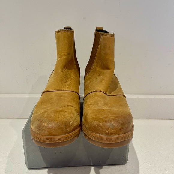 SOREL Joan of Artic Rhapsody Wedge Snow Boot elk camel color Size 10.5 - Picture 11 of 15